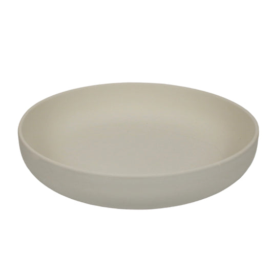 flache Schale aus Keramik zum Bemalen