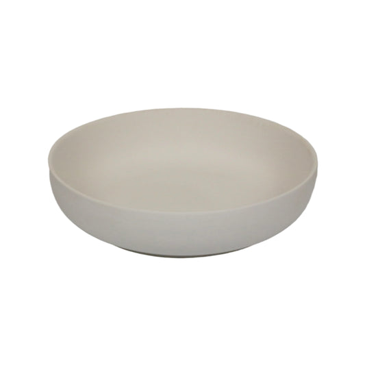 eine flache Schale aus Keramik zum Bemalen