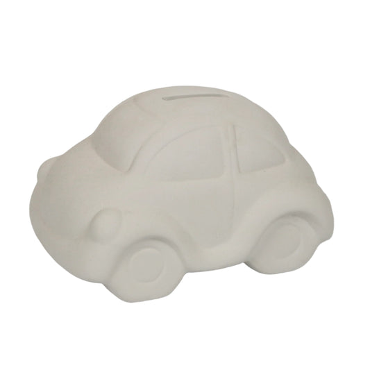 Spardose Auto aus Keramik zum Bemalen