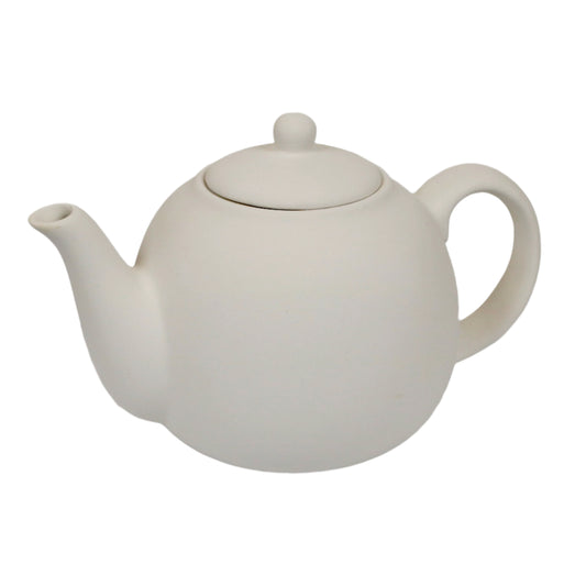 Teekanne aus Keramik zum Bemalen