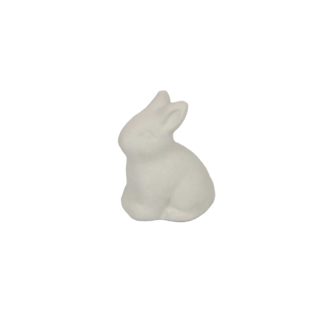 Hase aus Keramik zum Bemalen