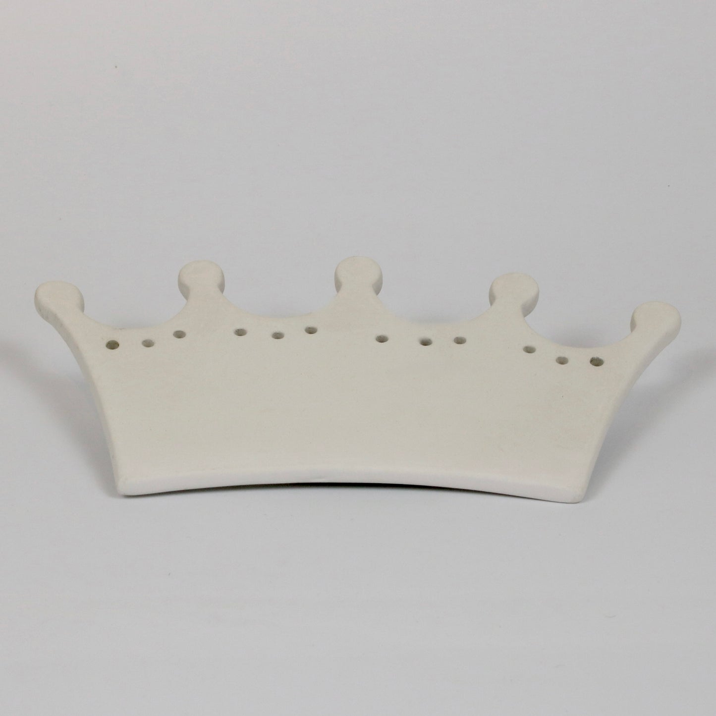Kronenschild mit Perlen und Draht zum Aufhängen