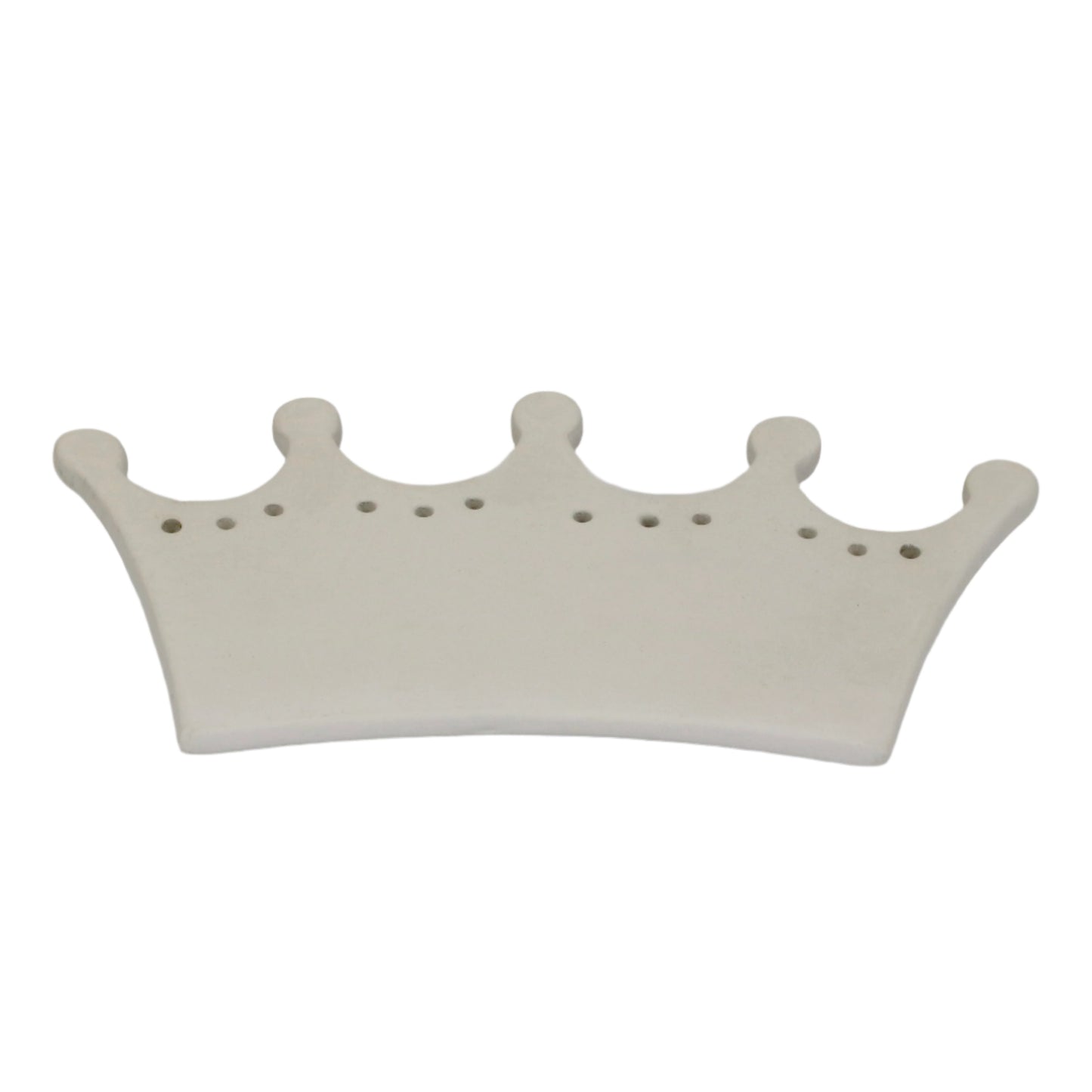 Kronenschild mit Perlen und Draht zum Aufhängen