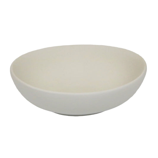 kleines ovales Schälchen aus Keramik zum Bemalen