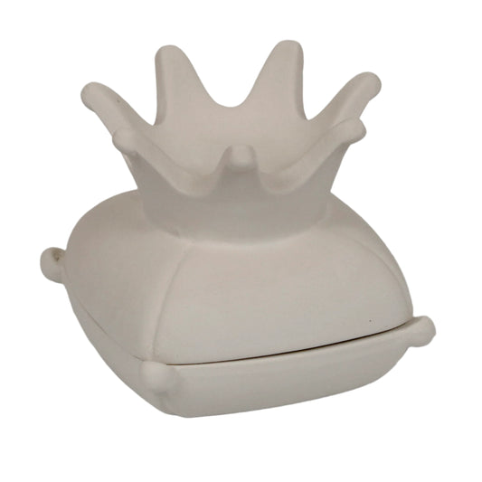 Kronendose aus Keramik zum Bemalen