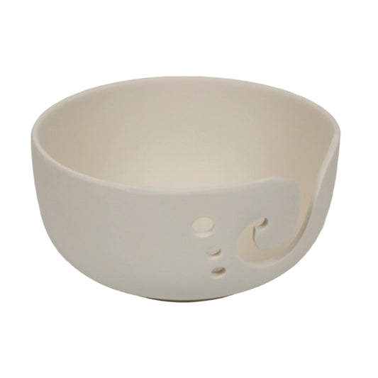 Wollschale aus Keramik zum Bemalen