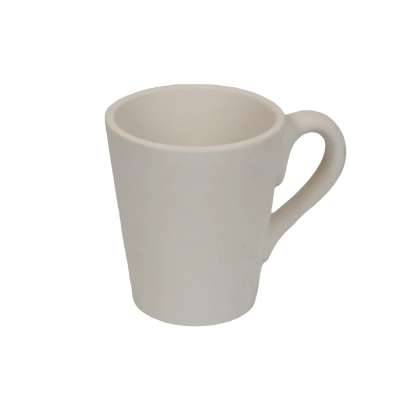 Tasse konisch aus Keramik zum Bemalen