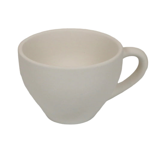 Cappuccinotasse aus Keramik zum Bemalen