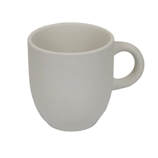 große Tasse mit Henkel aus Keramik zum Bemalen