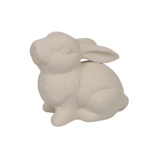 Hase aus Keramik zum Bemalen