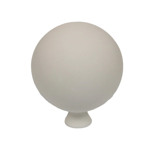 Rosenkugel aus Keramik zum Bemalen