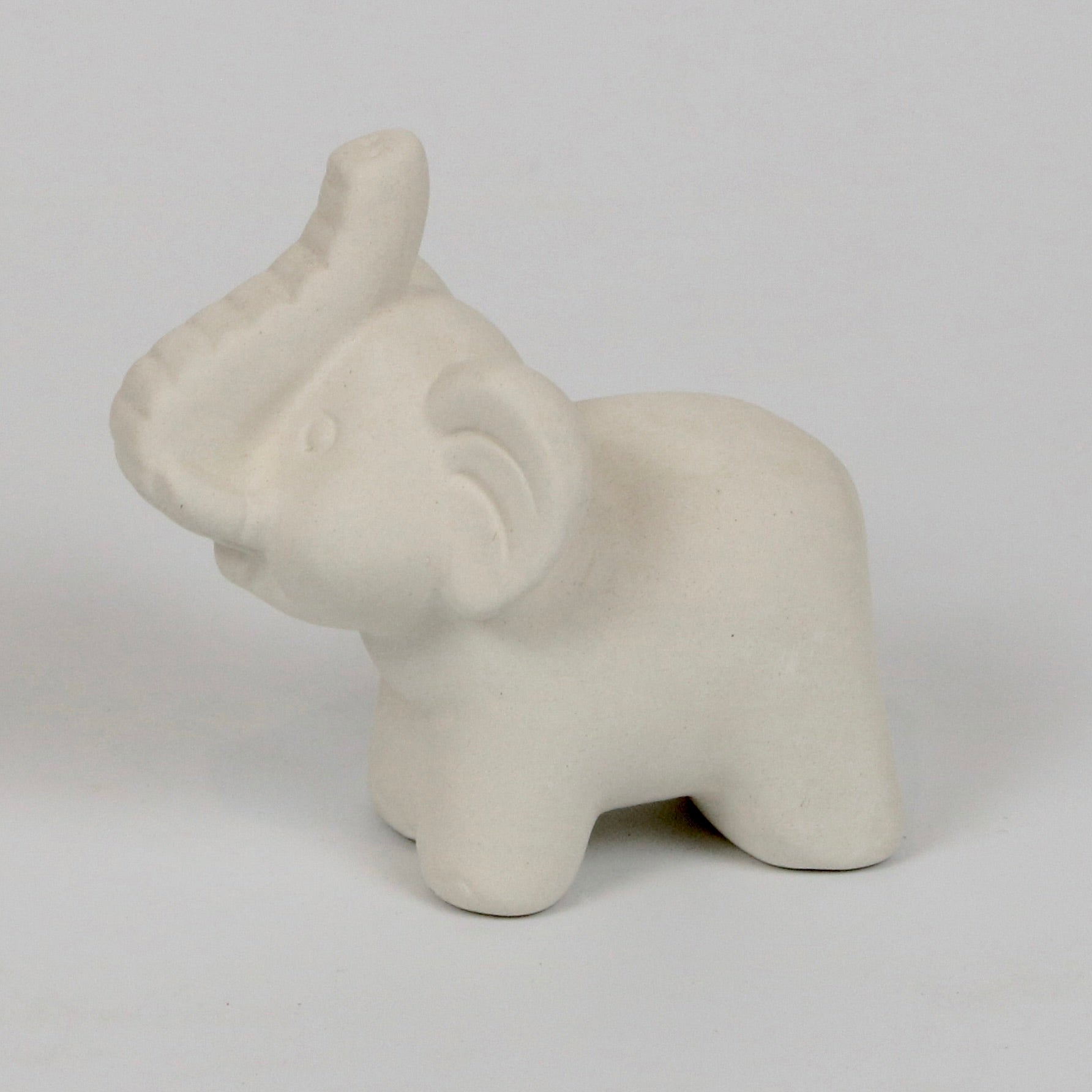 Elefant aus Keramik zum Bemalen