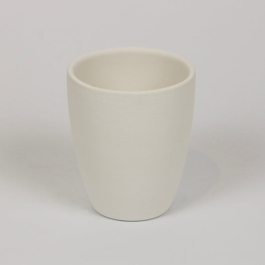 kleiner Becher aus Keramik zum Bemalen