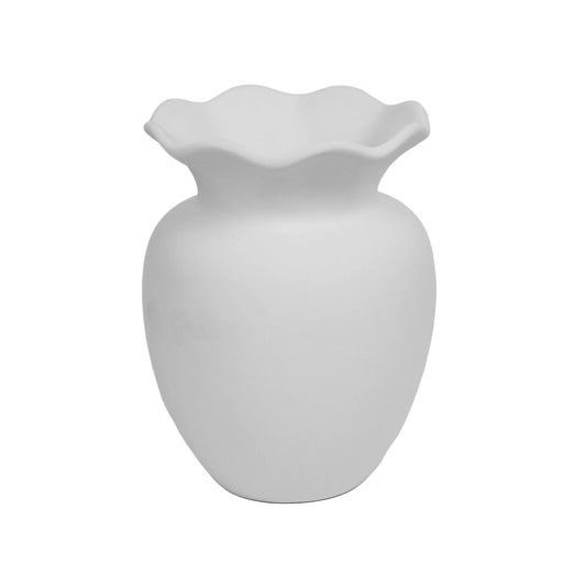 Vase Wellenrand