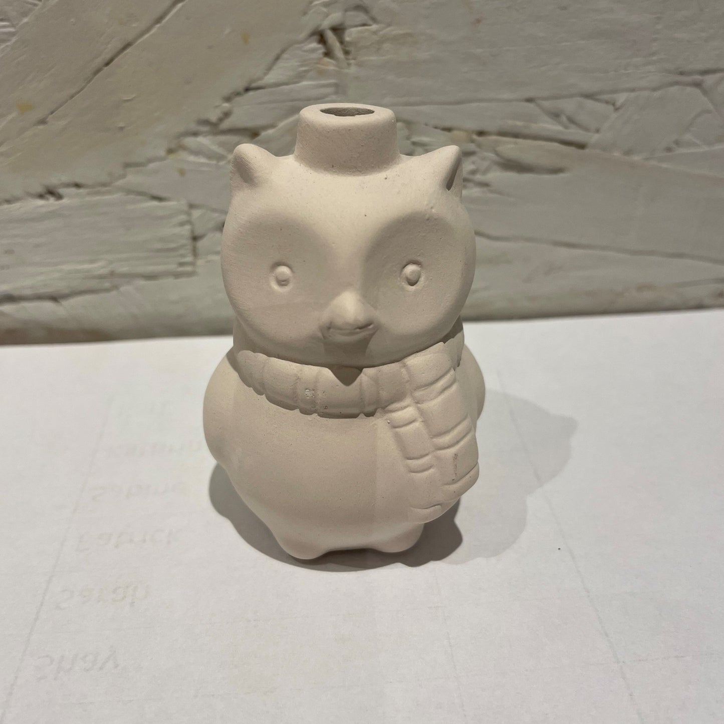 Weihnachtskugel Eule mit Schal - Angebot!